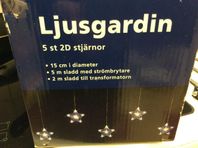 Jul Ljusgardin med stjänor