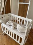 Bedside crib, spjälsäng