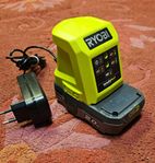 Ryobi 2.0 Ah batteri och laddare