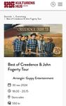 Best of Creedence & John Fogerty Tour