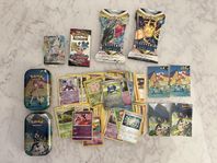 Pokémon Paket #7 - Oöppnade Booster Packs + Mini Låda etc