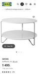 Ikea Imfors soffbord vitt