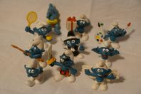 gamla smurfer tennis-spelare m.fl.