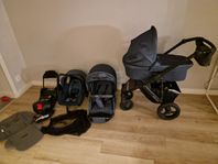 Britax smile 2 med babyskydd (isofix)