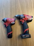 Milwaukee M12 FUEL slagsskruvdragare och slagborrmaskin