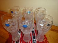 Ölglas Bohemia crystal set of 6 