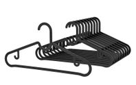 18x svart Galge Galgar | black clothes hangers Spruttig