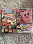 switch spel: Kirby Star Allies & Blaze Axle City Racers