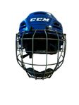 Hockeyhjälm CCM Tacks 710M med galler CCM FM 680M.