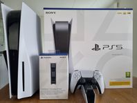 Sony Playstation 5(PS5) Disc edition + laddstation