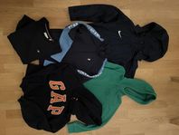 Fleece, regnjacka, hoodies 