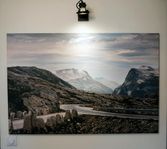 Fotocanvastryck signerade 120x80cm slumpas bort.