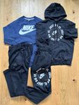 Nike sweatshirt, hoodie, joggingbyxor, Adidas byxor