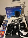 PS4 pro 1Tb med VR