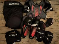 Hockey utrustning barn, startkit Bauer 