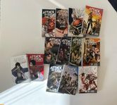 Attack On Titan Vol: 1-11 inkl No Regrets