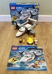 Lego city 60164 Sea Rescue plane