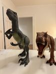 Jurassic world Super Colossal T-rex och velociraptor 