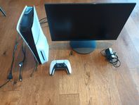 Playstation 5 och gamingskärm