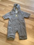 Baby Fleece Overall „Jungle Pals“ med luva storlek 62