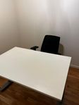 Office table and chair