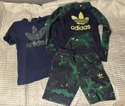 Adidas set - Tröja, t-shirt & shorts