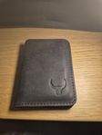 New - leather wallet with Bison face