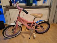 Barncykel Pollux, 16 tum, rosa