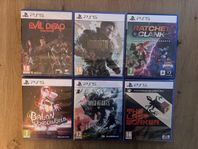 SPELPAKET / 6 ST PLAYSTATION 5 SPEL