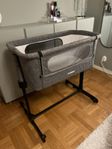 Moweo bedside crib, mörkgrå