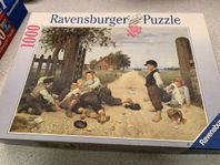 2 st Pussel Ravensburger ”Grindslanten” & The Moby Dick