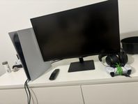 ps5 och smartdatormonitor 65hz 27tum 