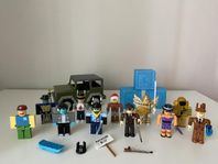 Roblox figurer + bil + tillbehör