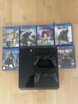 Playstation 4 (inkl ca 10 spel)