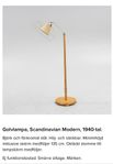 Golvlampa, Scandinavian Modern