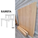 Ikea Bjursta matbord 90×90 björk