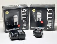 PocketWizard MiniTT1 (Transmitter) + FlexTT5 (Transceiver)