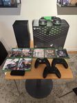 XBOX series X (1TB, 3 kontroller, 7st spel) 