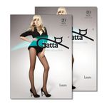 2x PAR Strumpbyxor 3 (M) VISONE 20 DEN Tights Strumpbyxa