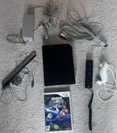 Nintendo Wii paket med Super Mario Galaxy spel 