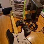 Xbox 360 S 250GB + 20 st spel + 3 kontroller