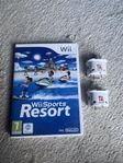 Nintendo Wii sports resort med två motion plus 