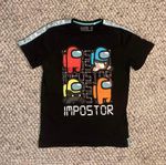 Jättefin svart t-shirt Impostor stl 170/176