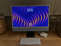 iMac 24", M1, 2021, 8GB, Ljusblå