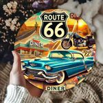 Skylt, Route 66 diner