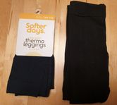 2 pår thermo leggings i stl. 146-152