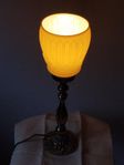 Vintage art deco bordslampa i fint skick