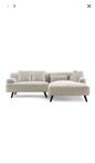 Beige 3-sits divansoffa