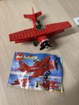 Lego 6615 komplett eagle stunt flyer flygplan pilot 