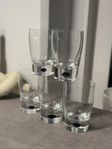 Orrefors Intermezzo tumbler glas Erika Lagerbielke 5 stycken